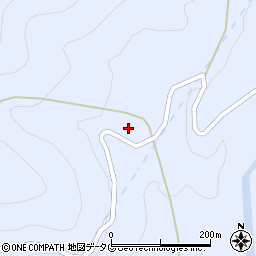 熊本県球磨郡水上村江代2324周辺の地図