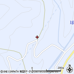 熊本県球磨郡水上村江代2220周辺の地図