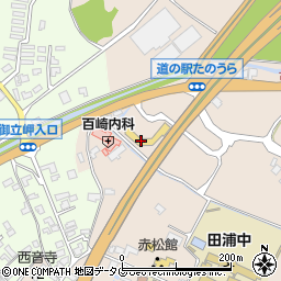 道の駅　たのうら周辺の地図