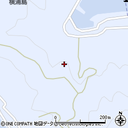 熊本県天草市御所浦町横浦周辺の地図
