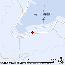 熊本県天草市御所浦町横浦与一ケ浦周辺の地図