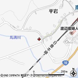 日向警察署平岩駐在所周辺の地図