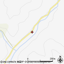 熊本県芦北町（葦北郡）黒岩（永谷）周辺の地図