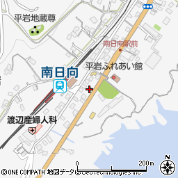 岩脇郵便局周辺の地図