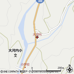 大河内周辺の地図