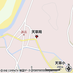 天草郵便局 ＡＴＭ周辺の地図