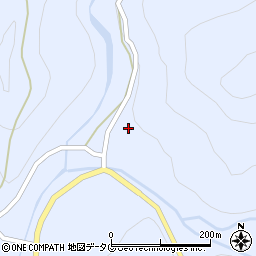 熊本県球磨郡水上村江代1244周辺の地図