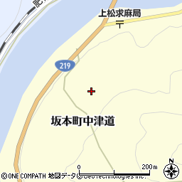 熊本県八代市坂本町中津道207周辺の地図
