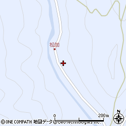 熊本県球磨郡水上村江代1666周辺の地図
