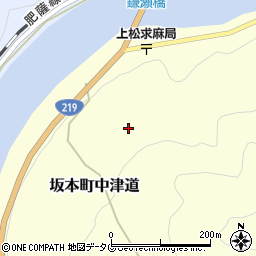 熊本県八代市坂本町中津道245周辺の地図