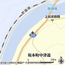 熊本県八代市坂本町中津道721周辺の地図