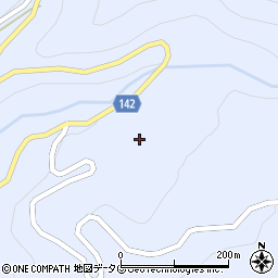 熊本県球磨郡水上村江代1441周辺の地図