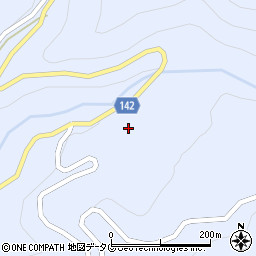 熊本県球磨郡水上村江代1458周辺の地図