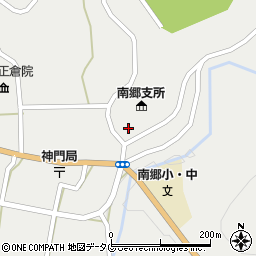 宮崎県美郷町（東臼杵郡）南郷神門周辺の地図