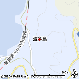 熊本県芦北町（葦北郡）波多島周辺の地図