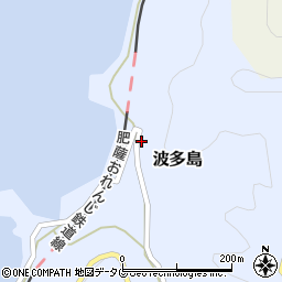 熊本県葦北郡芦北町波多島24-1周辺の地図