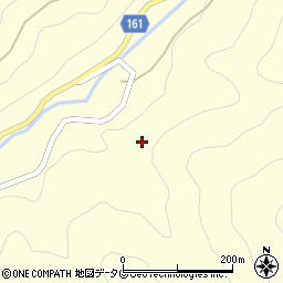 熊本県球磨郡五木村下梶原周辺の地図