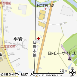 三桜電気工業株式会社　日向支店周辺の地図