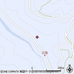 熊本県球磨郡水上村江代1976周辺の地図