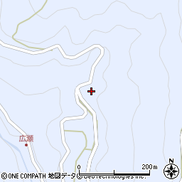 熊本県球磨郡水上村江代1727周辺の地図