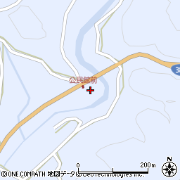 宮崎県美郷町（東臼杵郡）南郷水清谷周辺の地図