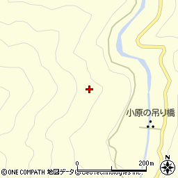 熊本県球磨郡五木村小原周辺の地図