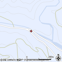 熊本県球磨郡水上村江代1942周辺の地図