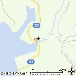 熊本県天草市下浦町9523-1周辺の地図