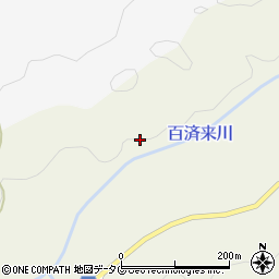 百済来川周辺の地図