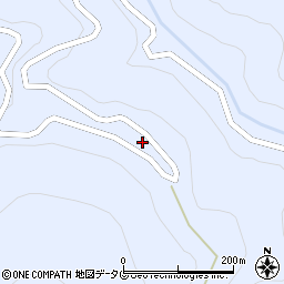 熊本県球磨郡水上村江代1999周辺の地図