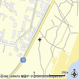 日知屋財光寺線周辺の地図