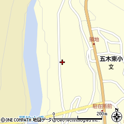 熊本県球磨郡五木村松本周辺の地図