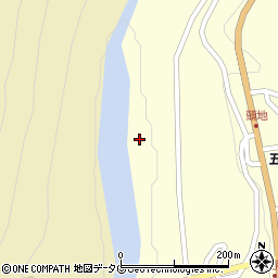 熊本県球磨郡五木村溝口周辺の地図