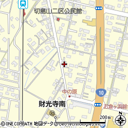 宮崎日日新聞財光寺販売所周辺の地図