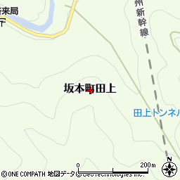 熊本県八代市坂本町田上周辺の地図