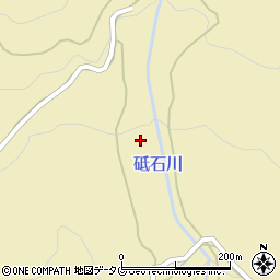 砥石川周辺の地図