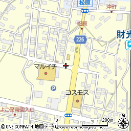 宮崎銀行マルイチ財光寺ショッピングセンター ＡＴＭ周辺の地図