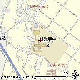 日向市立財光寺中学校周辺の地図