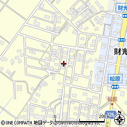 宮崎県日向市財光寺周辺の地図