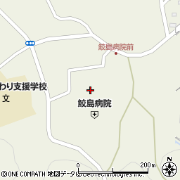鮫島病院周辺の地図