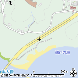 小倉ケ浜有料道路周辺の地図