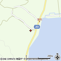 熊本県天草市栖本町馬場3308-2周辺の地図