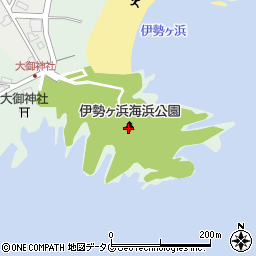 伊勢ヶ浜公園周辺の地図