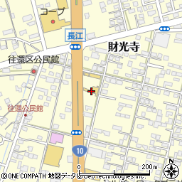 宮崎トヨタ自動車ネッツ宮崎日向店周辺の地図