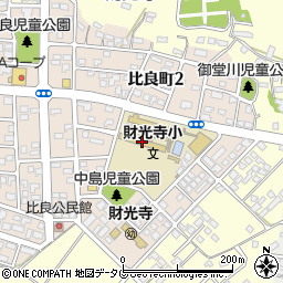 日向市立財光寺小学校周辺の地図