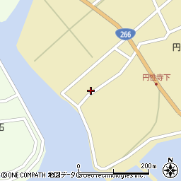 熊本県天草市栖本町湯船原843周辺の地図