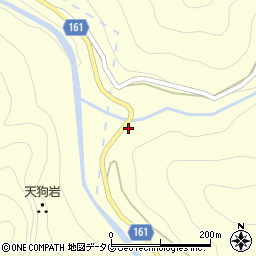 熊本県球磨郡五木村吐合周辺の地図