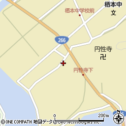 熊本県天草市栖本町湯船原874周辺の地図