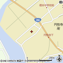 熊本県天草市栖本町湯船原822周辺の地図
