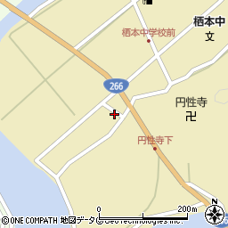 熊本県天草市栖本町湯船原797周辺の地図